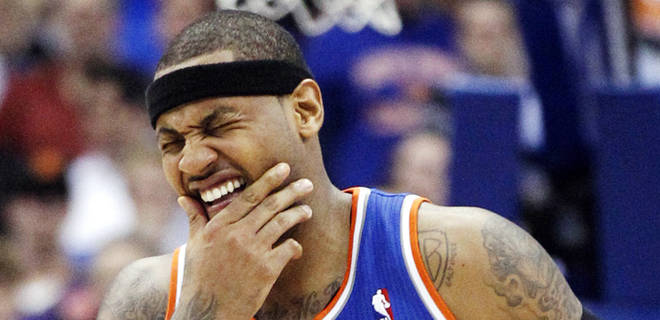 NBA Suspends Carmelo Anthony One Game For Garnett&nbsp;Confrontation