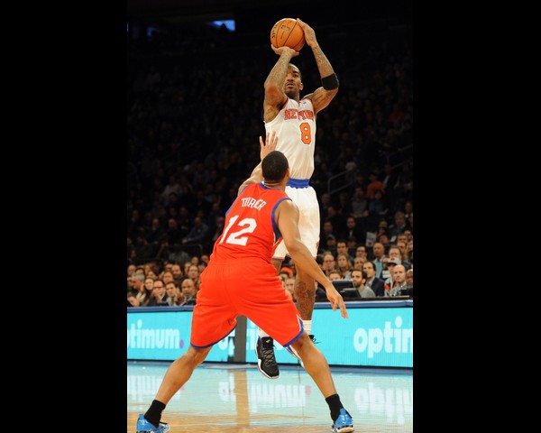 JR for 3… Swish! Knicks Make Easy Work of Sixers&nbsp;100-84