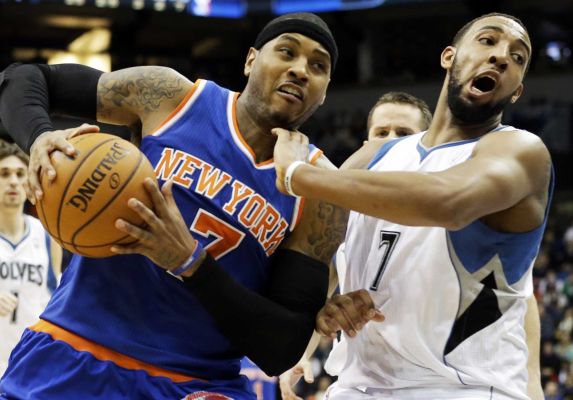 [Video] Didn’t Need to be This Hard: Melo’s 36 Points Help Knicks Escape Wolves&nbsp;100-94