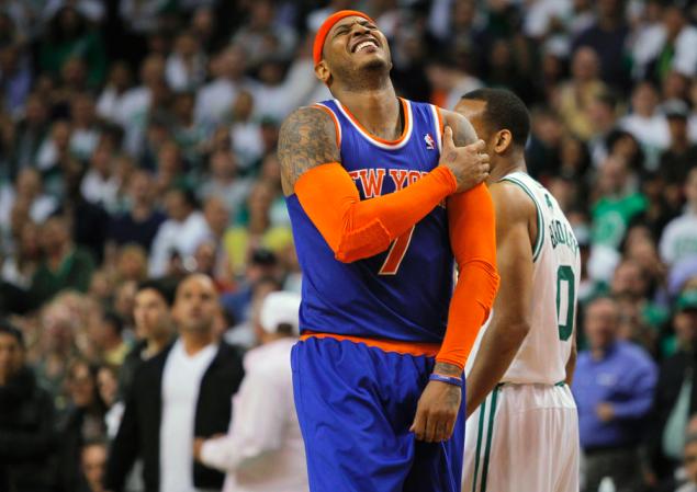 Carmelo Anthony Has Torn Labrum, Surgery Not&nbsp;Likely