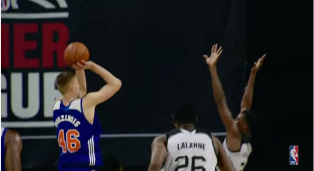[Video] Porzingis Solid in Summer League&nbsp;Debut