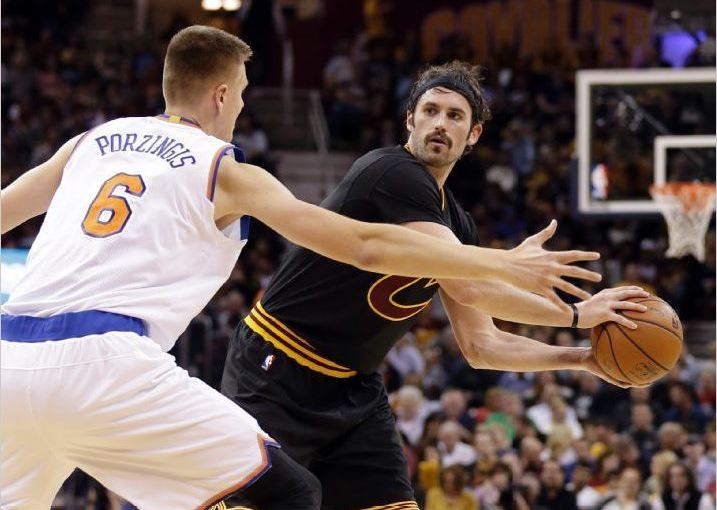 [Video] Another One: Porzingis Slams a Putback Over Kevin&nbsp;Love