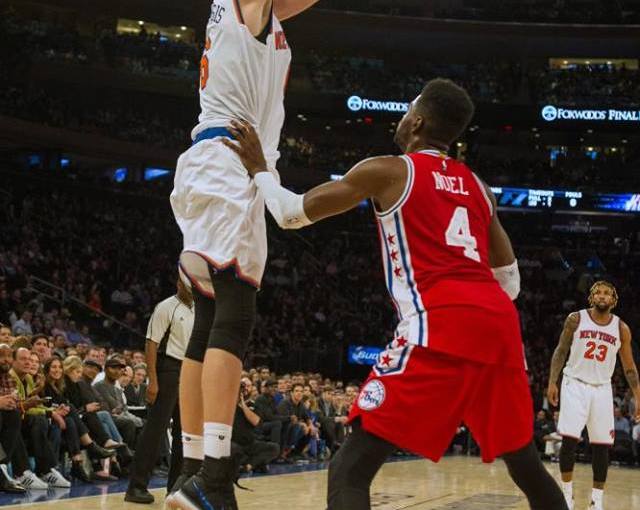 Knicks Beat Okafor-Less Sixers&nbsp;99-87
