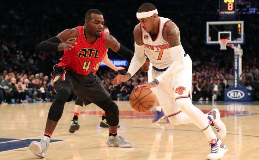 Melo’s 31 Points Lifts Knicks Past Hawks&nbsp;104-94