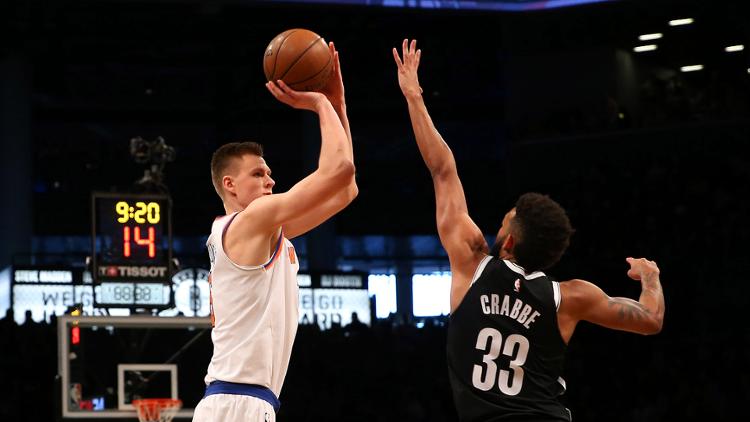 Back on Track: Porzingis, Ntilikina and Bench Power Knicks Over Nets&nbsp;119-104
